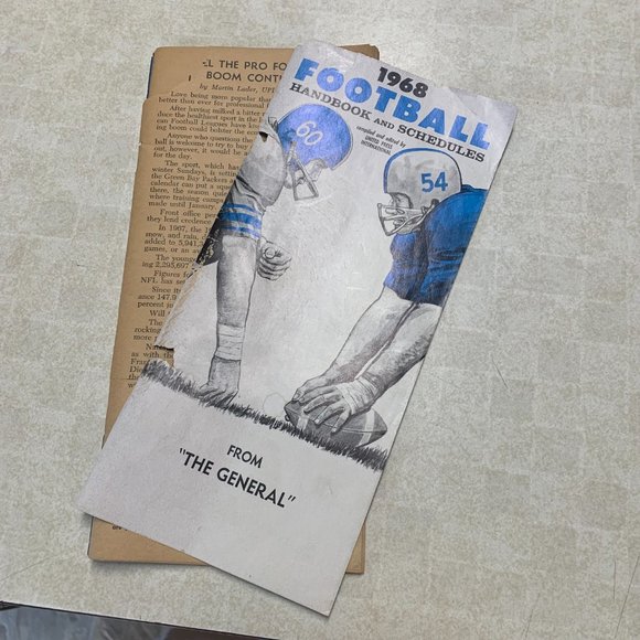 1968 season NCAA Colleges and NFL Pro Football Schedules and Previews - Picture 4 of 8
